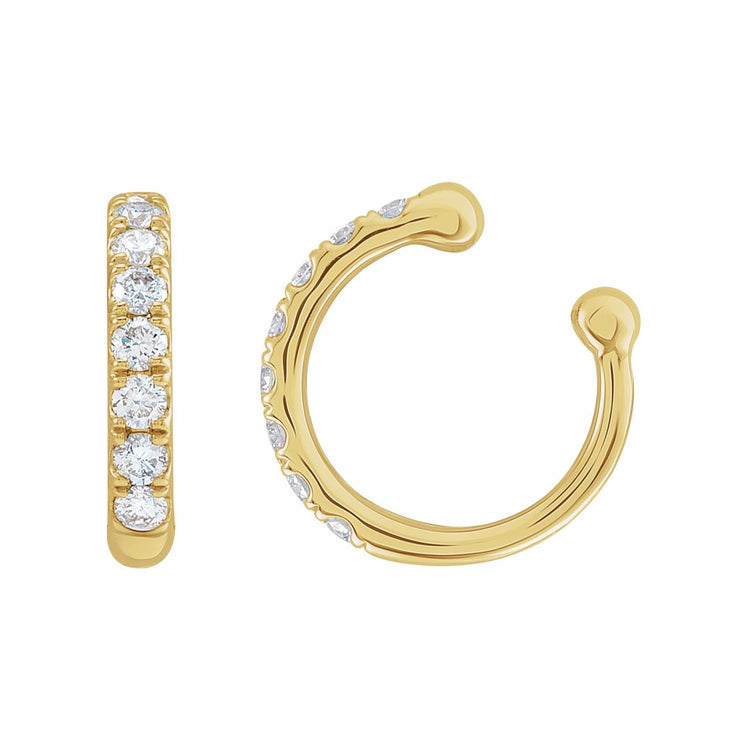 Diamond Gold Ear Cuff