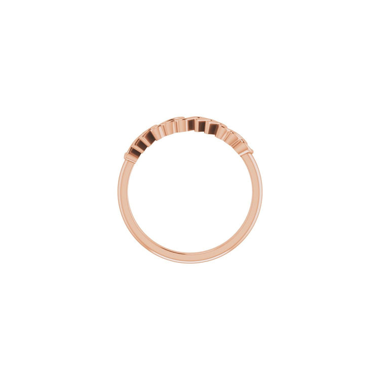 Petite Script Mama Ring