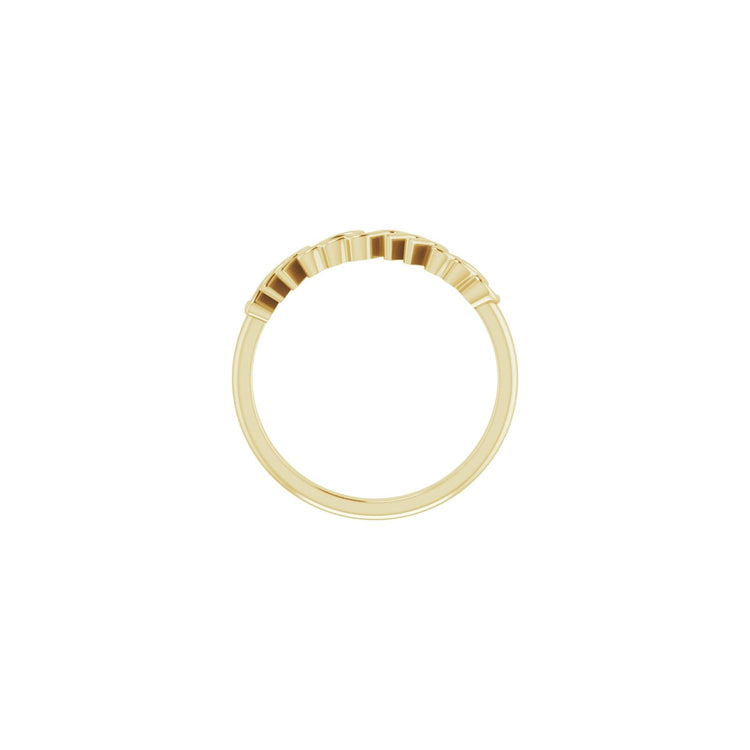 Petite Script Mama Ring