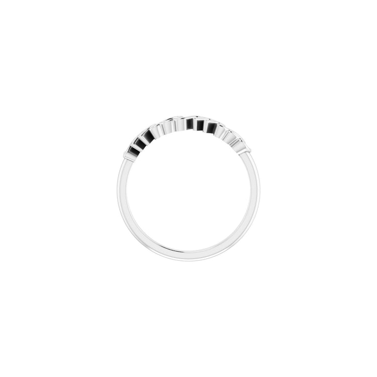 Petite Script Mama Ring