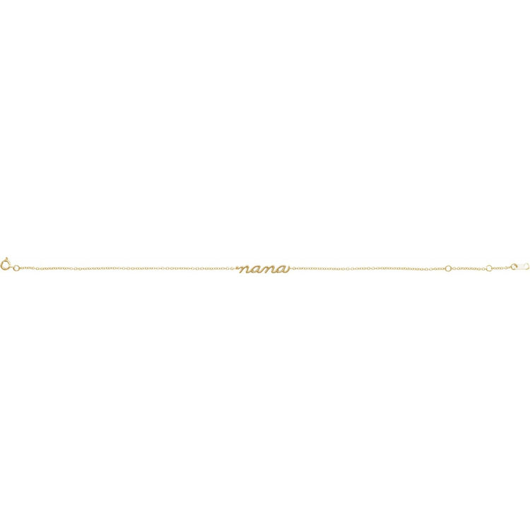 Petite Script Nana Bracelet