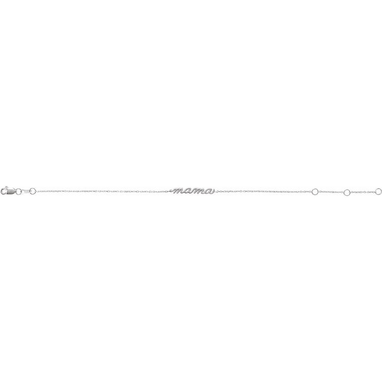 Petite Script Mama Bracelet