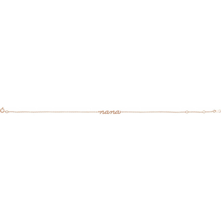 Petite Script Nana Bracelet