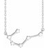 Blue Rubi Cancer Diamond Zodiac Constellation Necklace