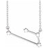 Blue Rubi Aries Diamond Zodiac Constellation Necklace