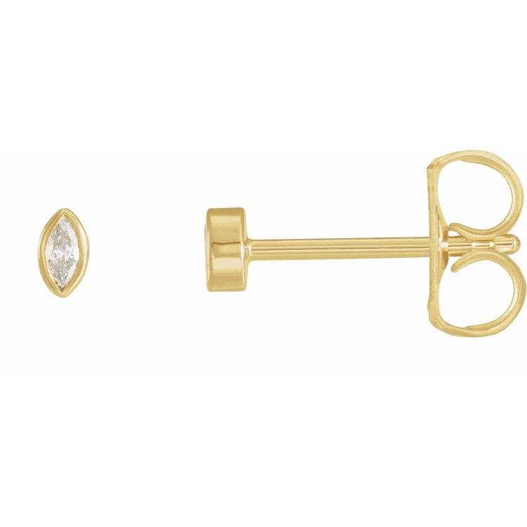 Marquise Diamond Stud Earrings