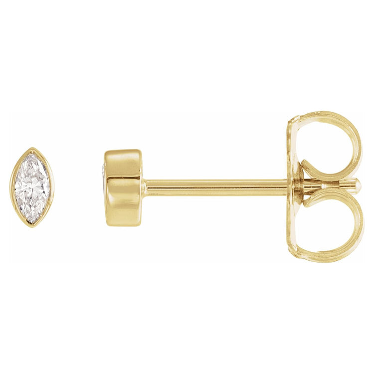 Marquise Diamond Stud Earrings