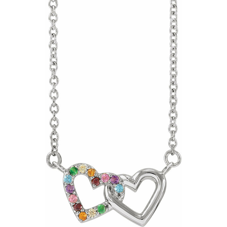 Multi-Gemstone Rainbow Necklace
