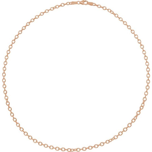Solid Oval Cable Chain