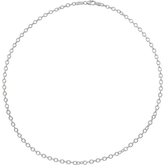 Solid Oval Cable Chain