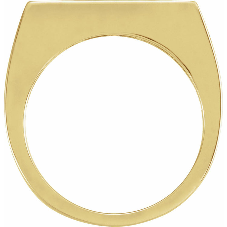 Minimalist Engravable Bar Stack Ring