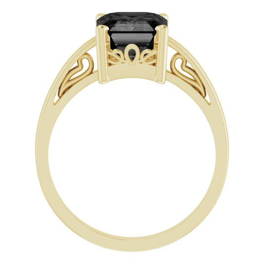 Classic Onyx Cocktail Ring