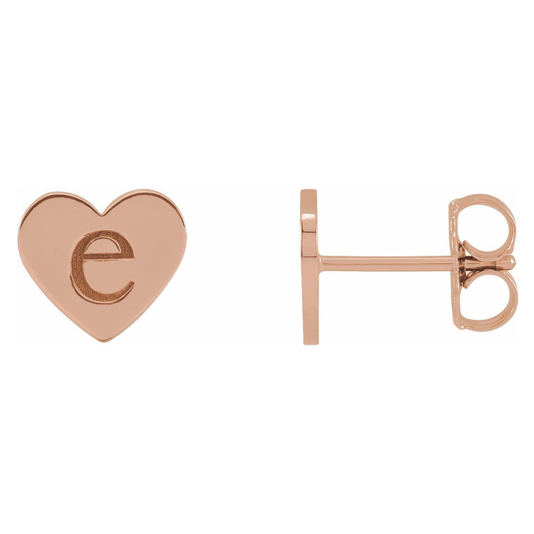 Engravable Heart Earrings