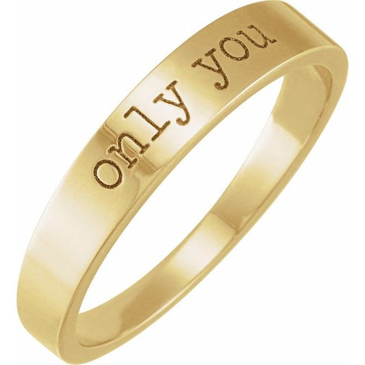 Love Notes "Only You" Stackable Ring