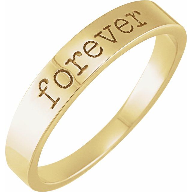 Love Notes "Forever" Stackable Ring
