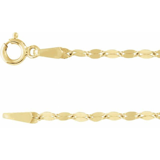Keyhole Cable Chain Bracelet